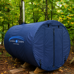 Barrel Sauna cover - fully custom
