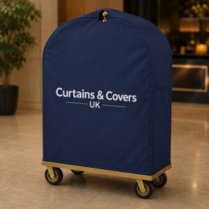 Luggage Cart after covered with custom-made cover