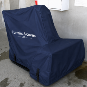 Snow blower after covered with custom-made cover